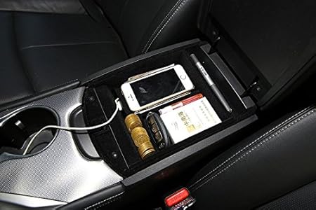 Amazon ニッサン スカイライン V37 新型フーガ アクセサリー カスタム パーツ Skyline V37 0gt 350gt Fuga 用品 社外品 コンソールボクス Ns125 内蔵型コンソールボックス 車 バイク