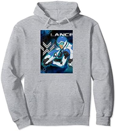 Unisex Voltron Legendary Defender Lance Blue Lion Action Hoodie Small Heather Grey