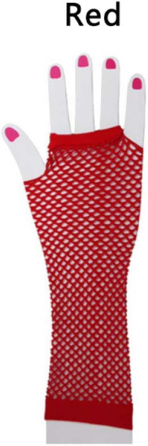 Fishing net gloves long ladies gloves dance clothing lace fingerless