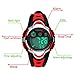 Hiwatch Youth Waterproof Watch Digital Sports Watch with Alarm Stopwatch for Kids Girls Boys Red