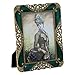 WorldWide Selection Home - Metal Photo Frame/Picture Frame, 4 x 6 inch, Real Clear Glass Front Cover, Vintage European Retro Style, Bronze Patina Plated, Tabletop Horizontally or Vertically