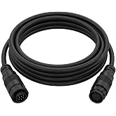 bovzor 3005.6907 9-Pin Transducer Extension Cable 10ft 000-00099-006 | Compatible with Lowrance LSS-1 LSS-2 StructureScan Modules, Replaces 000-00099-006 3005.6907 10Ex-blk 9-Pin Transducer Part