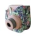 SAIKA Protective & Portable Case Compatible with Mini 11/9 / 8/8+ Instant Camera -Tropic Jungle