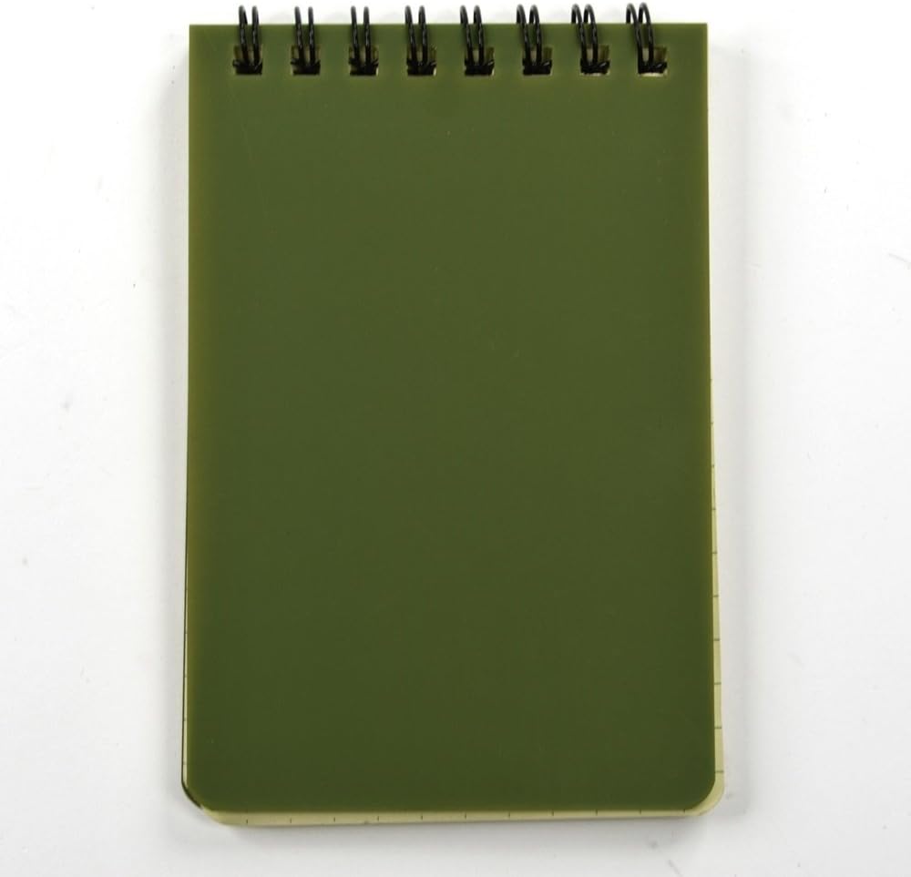 Stonges 5 Pack Waterproof All Weather Notebook/Notepad for Outdoor Activities Records and Tactical Pocket Size(Green) - Image 5