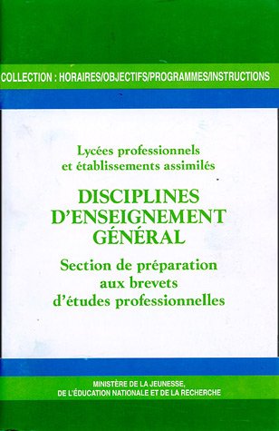 Lycées professionnels et établissements assimilés