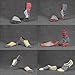 Mens No Show Socks Non Slip Colorful Casual Cotton Low Cut Ankle Socks Invisible Liner Sox, Color Block - 6pairs?mens Us Shoe Size 6-10?, One Size