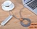 USB Type C Cable,Snowkids USB C To USB 3.0(6.6 Feet) Nylon Braided Cable Fast Charger for Samsung Galaxy S8 S9 Plus Note 8,LG G5 V20 V30,Nexus 6P 5X,Macbook Pro,Google Pixel 2 XL Moto Z2(2Pack,Silver)