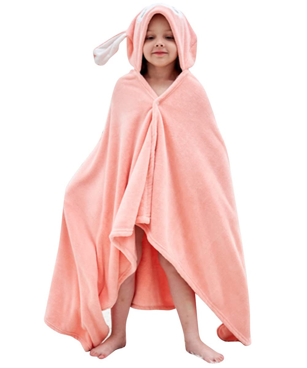 Fayscingo Baby Hooded Bath Towel Swaddle Blanket Extra Large Infant Toddler Soft Warm Absorbent Swimming Shower Poncho Towel for Boys and Girls