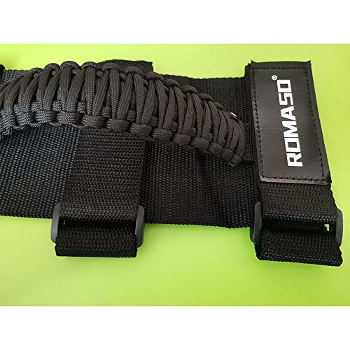 Grab Handles for Jeep Wrangler,Roll Bar Grab Handles,Paracord Material