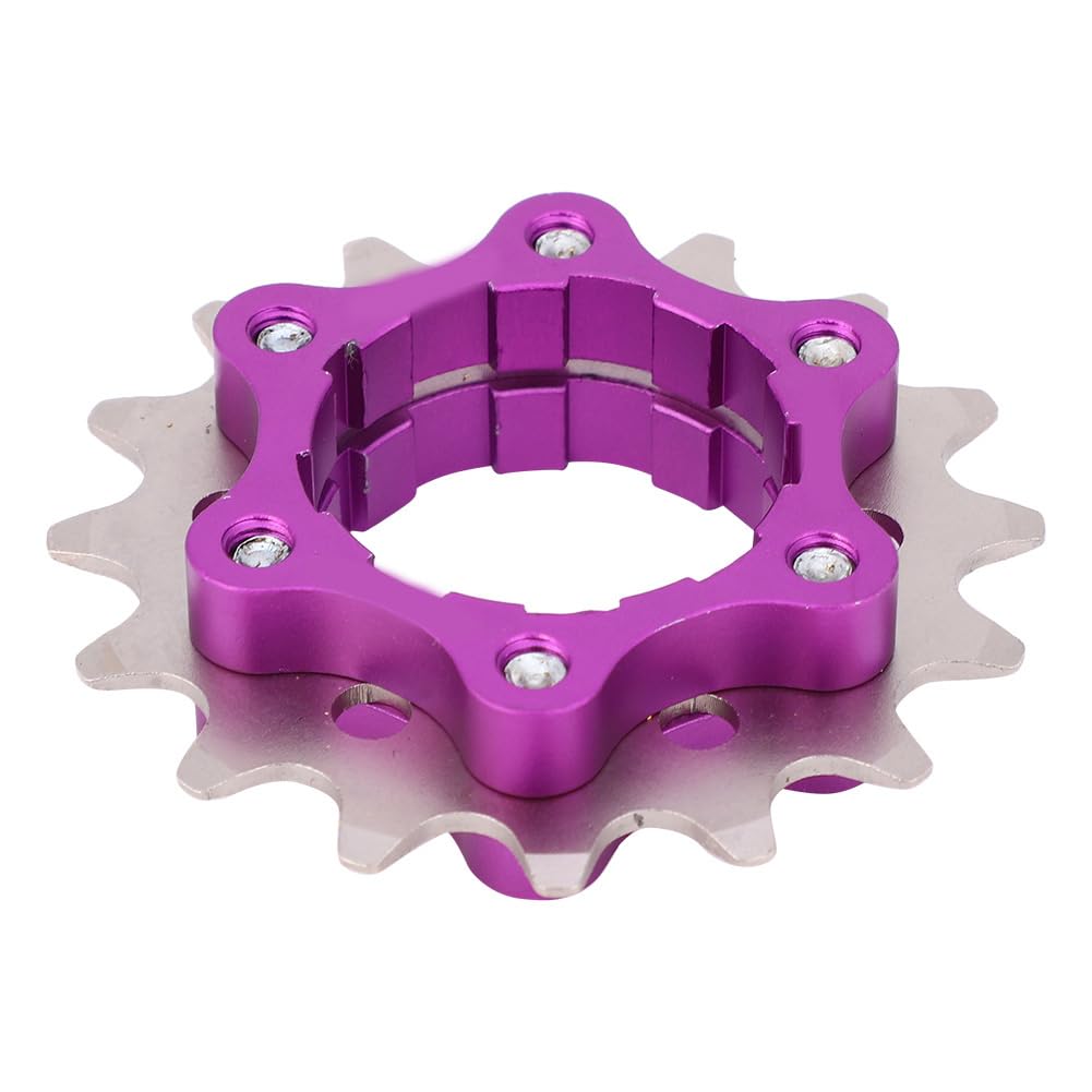 RiToEasysports Bike Single Speed Conversion Kit,Steel Bike Single Speed Cassette Freewheel Wheel for Bicycle (16T)