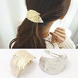 Cfalaicos Hair Accessories Leaf Ponytail Holders Hairbands Hair Circle Women Simple Ponytailer