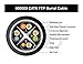 Dripstone-600023 1000ft CAT6 Bare Copper FTP Direct Burial Solid Ethernet Cable 23AWG CMX Outdoor Waterproof Wire HDPE insulated Polyethylene