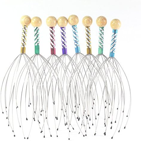 Head Scalp Massager-Hand Therapeutic Head for Deep Stress Relief Octopus Relaxation Massagers(8pack)