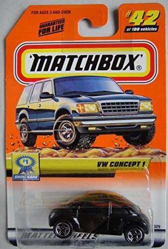 MATCHBOX BLACK VW CONCEPT 1 #42