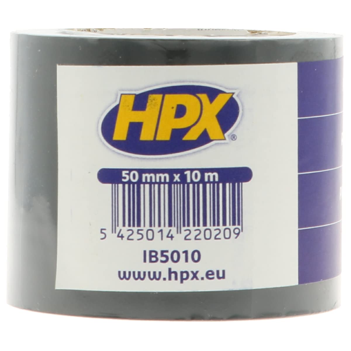 HPX MIB5010 PVC Insulating Tape, 50 mm x 10 m, Black