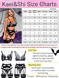 Kaei&Shi Garter Belt Thong Lingerie for