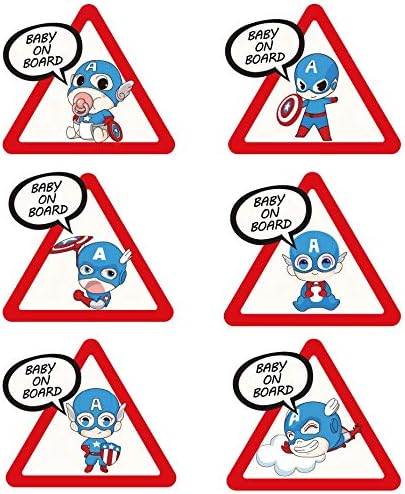 3D Cartoon Car-Styling Reflective Stickers Little Superheroes Baby On Board High Quality Decals for Volkswagen Skoda Honda Kia
