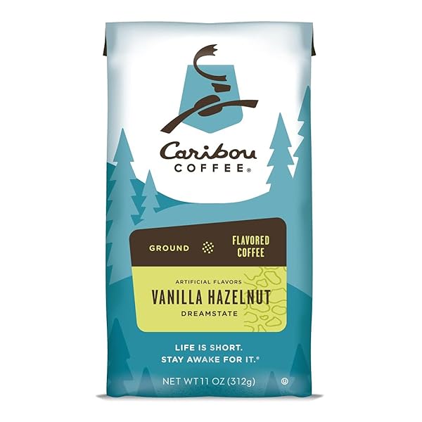 PEET’S COFFEE CARIBOU VANILLA HAZELNUT DREAMSTATE GROUND COFFEE,...