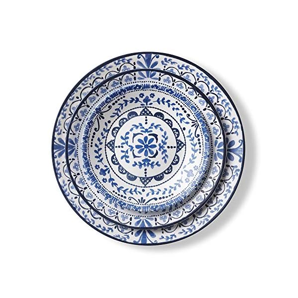 Corelle Vitrelle 18Piece Service for 6 Dinnerware Set, Triple Layer Glass and Chip Resistant