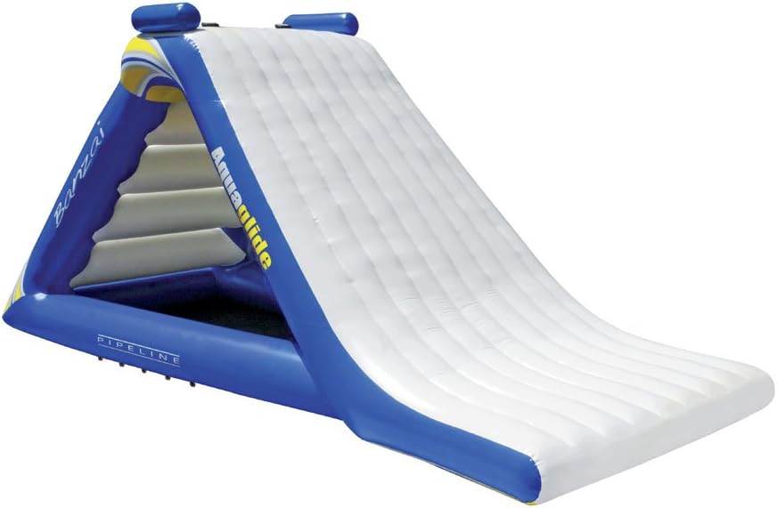 inflatable floating slide