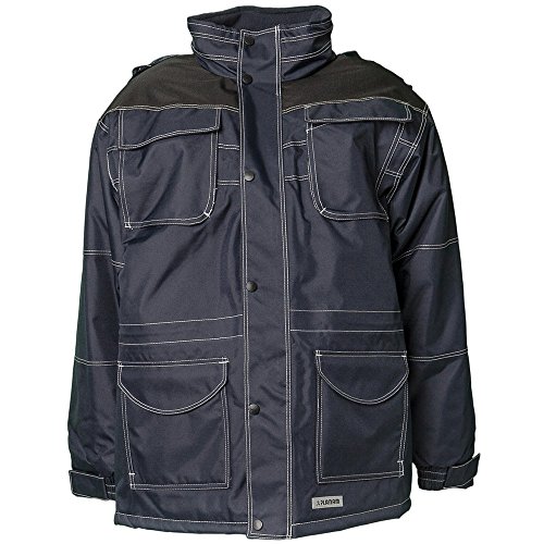 Planam Parka "Winter Steal" Größe L in marine / schwarz, mehrfarbig, 3377052
