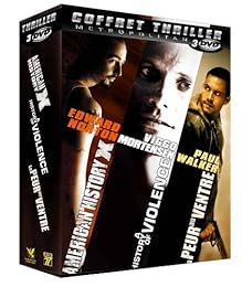 Thriller - Coffret N° 2 : American History X + A History Of Violence + La Peur Au Ventre - Pack