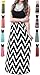 HanDanGe Women's Summer Chevron Striped Print Dress Tank Long Maxi Dresses For Women