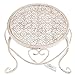 Pure Garden 50-LG1160 Stands – Set of 2 Indoor or Outdoor Nesting Wrought Iron Metal Round Decorative Potted Plant Display Accessories (Antique White)thumb 4