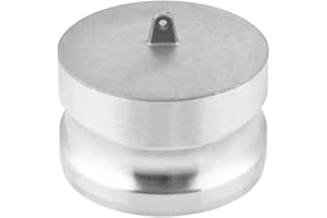 Hgzaccompany Aluminum Type DP Cam Lock Fittings,Cam and Groove Hose Fitting,4" Male Camlock Dust Plug