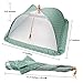 (3 Pack) Esfun Large Premium Quality Food Covers Nets for Outdoors & Picnics,17 inch,Reusable and Collapsible Pop-up Mesh Screen Food Covers Umbrella Keep Out Flies, Bugs, Mosquitoes