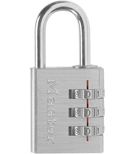 Master Lock - Aluminium 20mm 3 Digit Combination Padlock - Amazon.com