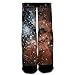Function - Galaxy Cat Fashion Socks Outer Space Print Pattern Kitten Kitty Pet Lover Animal Stars NASA Nebula Crazy Lady Gift Joke Funny