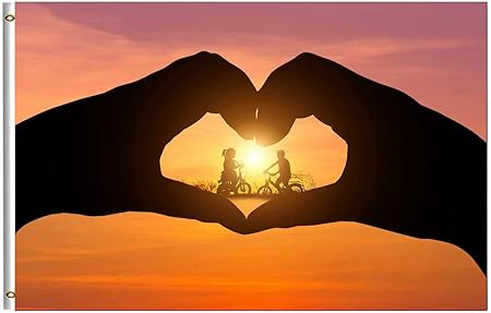 Amazon Com Valentine S Day Flag 3x5 Ft Holiday Banner Little Boy