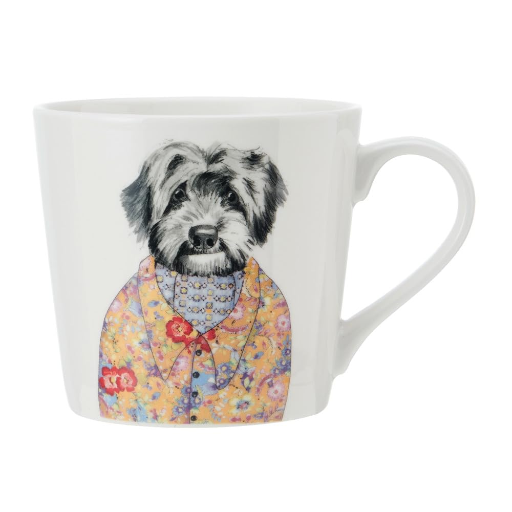 MIKASA TipperleyHill Fine China Mug, Cockapoo Dog Print Mug for Coffee and Tea, China Coffee Cup, 380ml, Cockapoo Dog Themed Collection, Ideal for Gifting