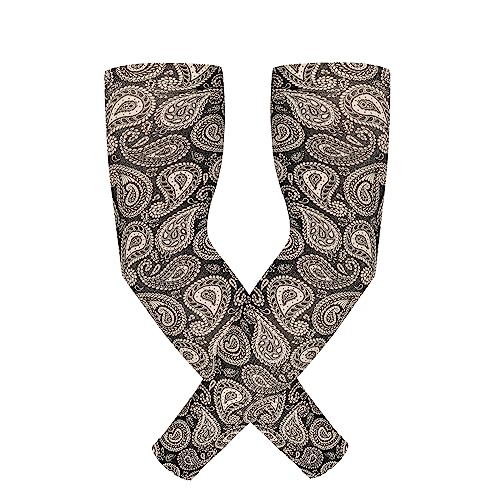 Achiou Basketball Arm Sleeves for Men & Women, Compression UV Sun Protection Sleeve UPF50+Volleyball Sports Tattoo-like