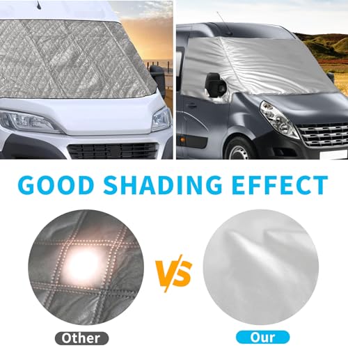 Replacement Windshield Protector Cover for Renault Master 2010-2023, Front Windshield Cover Cover Replace for Opel Movano 2010-2023, Replaces for Nissan NV400