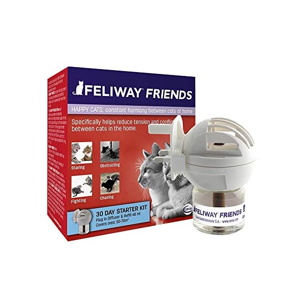 Feliway-Friends-30-Day-Starter-Kit-Diffuser-and-Refill-48-ml Feliway Friends 30 Day Starter Kit Diffuser, 48 ml,White