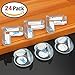 24 Packs Baby Safety Edge Corner Guards Edge Safety Bumpers with 3M Adhesive (L Shaped & Ball Shaped)