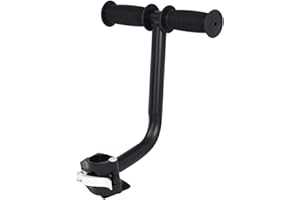 Vaveren Bike Handrail Bicycle Handrail Sturdy Accessory Child Carrier Handle Kids Seating Hand Rest Rear Seat Armrest
