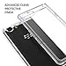 Ringke Fusion Compatible with BlackBerry KEYone Case Crystal Clear PC Back TPU Bumper Drop Protection, Shock Absorption Technology Raised Bezels Protective Cover - Clear