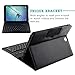 Xboun Galaxy Tab S2 Keyboard Case, Sumsung Galaxy Tab A 9.7 Slim Stand PU Leather Case Cover with Detachable Wireless Keyboard for Galaxy Tab S2/A 9.7 Android Tablet（Black）