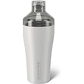 BrüMate Cocktail Shaker 22oz Insulated Stainless Steel Shaker - 100% Leakproof - No Condensation (Dune)