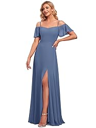 Ever-Pretty Women's Short Sleeve V-Neck Chiffon