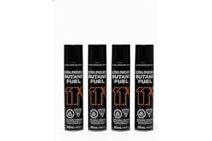 Butane Ultra Premium 11X Purifié | Recharge Universelle Pour Briquets, Torches & Chalumeaux | Haute Pureté – Aérosol 300 ml /