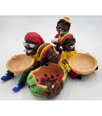 Amazon.com: Rasta Novelty Ashtray, Smoking Humorous Gift for Men