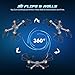 DROCON Drone for Beginners X708W Wi-Fi FPV Training Quadcopter with HD Camera Equipped with Headless Mode One Key Return Easy Operation