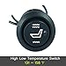 2 Sets Car Seat Heater Kits, Carbon Fiber Heat Pads, DC 12V, Universal Fit, Hi/Lo Temperature Switch 131~158 ℉ Included