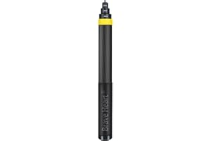 THIONYEE 3m UItra-Long Selfie Stick 9.8ft Carbon Fiber Invisible Selfie Stick for Insta360 X4 Insta 360 ONE X3 ONE X2,ONE R,ONE RS, ONE X, ONE, GO 2, of Action Camera Accessories (Yellow)