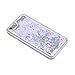 Ruky iPhone 4S Case,iPhone 4S Liquid Case, Flowing Liquid Floating Fashion Bling Glitter Love Heart Case Cover for iPhone 4 4S (Pink)
