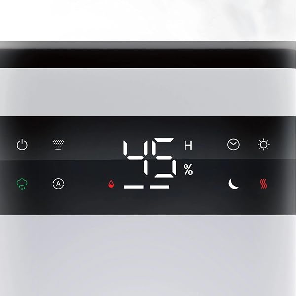 HOMEDICS PREMIUM WARM & COOL MIST ULTRASONIC TOPFILL HUMIDIFIER, 58 HOUR RUNTIME